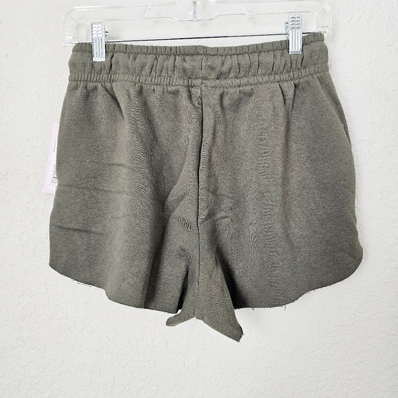 Wild Fable Fleece Drawstring Elastic Waist Dolphin Hem Shorts Athleisure S NEW - Picture 6 of 13